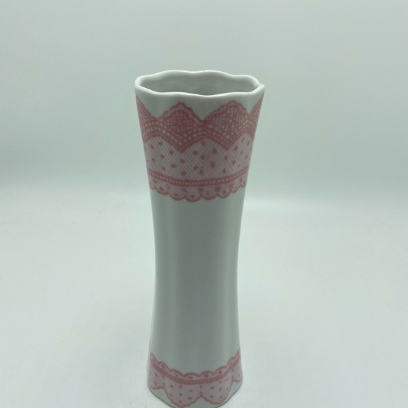 Especially For You White/Pink Case Enameled “Lace” - Picture 2 of 4